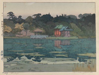 Sakujii (träblocktryck på papper) av Hiroshi Yoshida