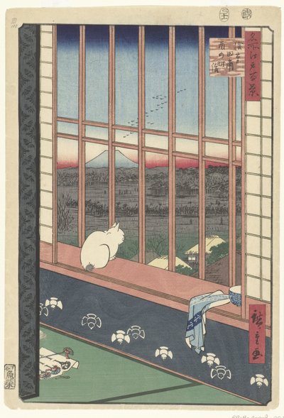 Asakusa risfält och Torinomachi festival av Hiroshige (I) , Utagawa