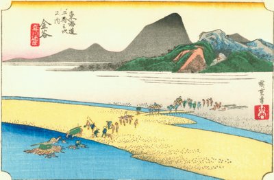 Kanaya av Hiroshige