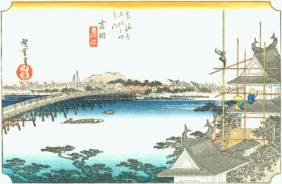 Yoshida av Hiroshige