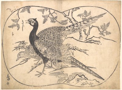 Fasaner av Hishikawa Moronobu