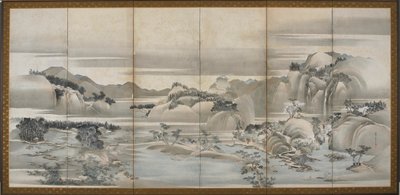 Landskap av de fyra årstiderna: vår och sommar, Edo-perioden, sent 1700-tidigt 1800-tal. av Hishikawa Sori