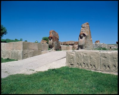 Utsikt över Sfinxens port av Hittite Hittite