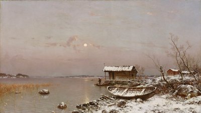 November kväll av Hjalmar Munsterhjelm