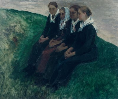 Fyra vänner av Hjalmer Eilif Emanuel Peterssen