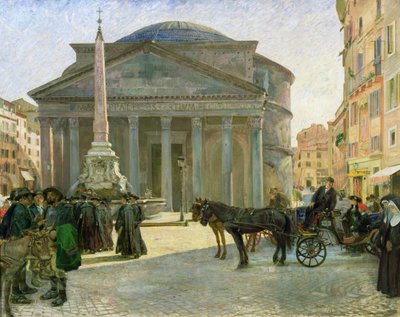 Pantheon, Rom av Hjalmer Eilif Emanuel Peterssen