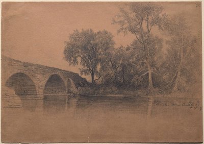 Bro vid Leeds, Green County, New York av Homer Dodge Martin