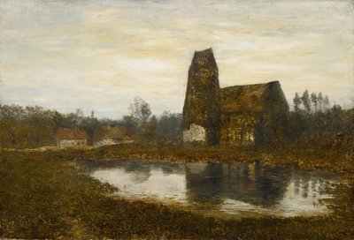 Kyrkan i Criqueboeuf, Normandie av Homer Dodge Martin