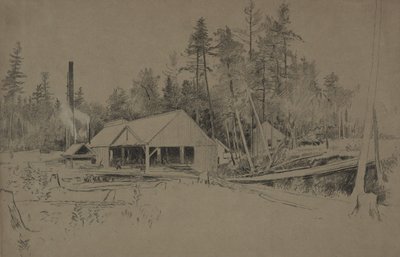 Sågverk av Homer Dodge Martin