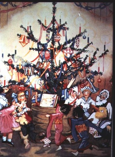 "They Were Nearly Wild with Joy" från Josephines julfest av Honor Charlotte Appleton