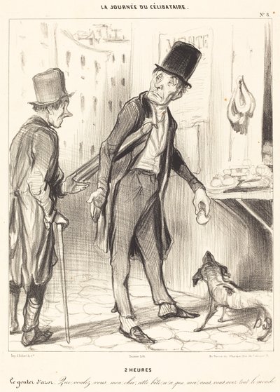 2 timmar av Honoré Daumier