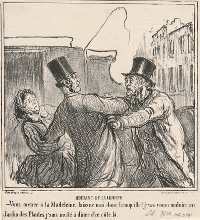 Missbruka friheten av Honoré Daumier