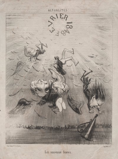 Aktualiteter (nr 140): Den nya Ikaros av Honoré Daumier