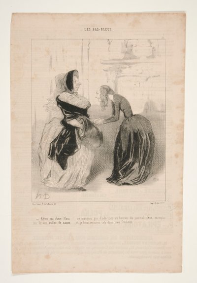 Farväl min kära Flora av Honoré Daumier
