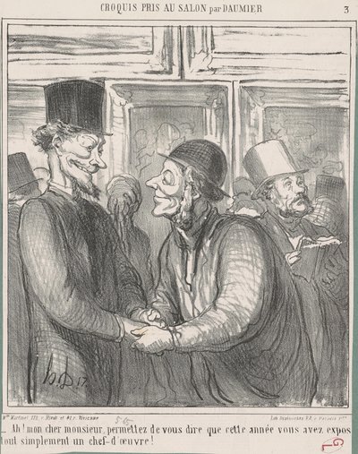 Ah! Min käre herre, tillåt... av Honoré Daumier