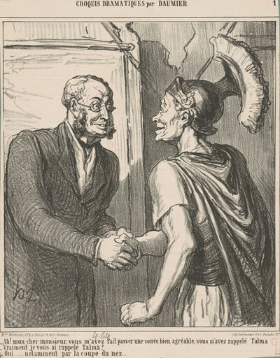 Ah! Min käre herre, du har mig... av Honoré Daumier