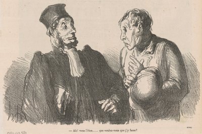 Ah! Du är... vad vill du... av Honoré Daumier