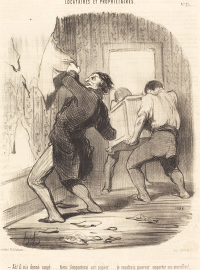 Ah! han gav mig lov... av Honoré Daumier