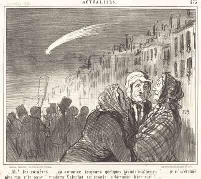 Ah!... kometerna... av Honoré Daumier