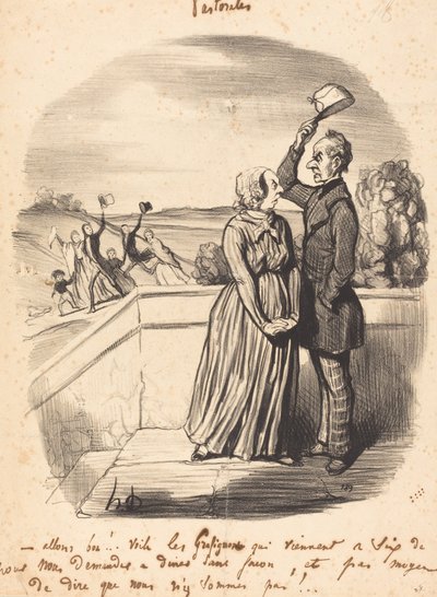 Kom igen!...här är grafignerna... av Honoré Daumier