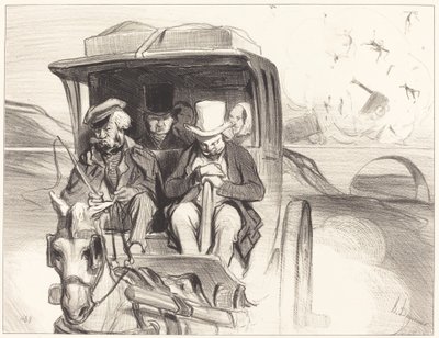 Kom igen då... vad fan tick... av Honoré Daumier