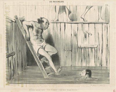 Låt oss gå pappa smaka... av Honoré Daumier