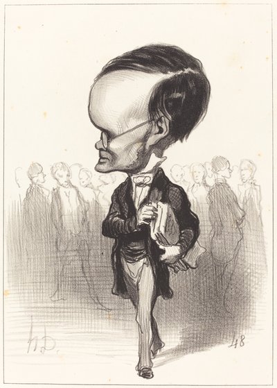 Ärm. Jacques Lherbette av Honoré Daumier