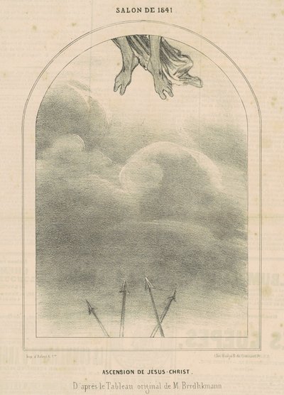 Jesu Kristi himmelsfärd av Honoré Daumier