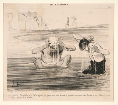 Varning, Gargoyle, v av Honoré Daumier