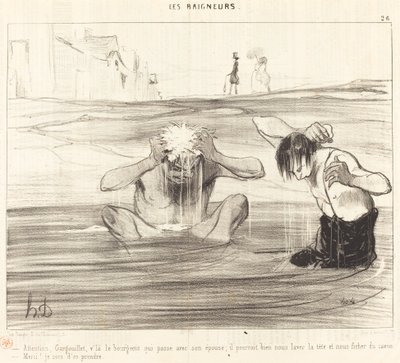 Se upp, Gargouillet, här kommer borgaren förbi... av Honoré Daumier