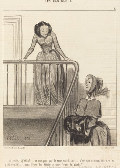 Adjö, Ophelia!... missa inte... av Honoré Daumier