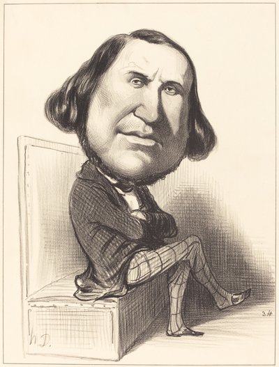Augusti kväll av Honoré Daumier