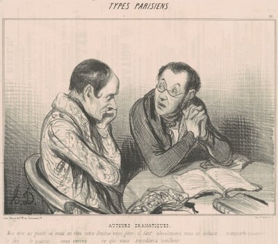 Dramatiker av Honoré Daumier