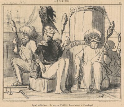 Har äntligen hittat ett sätt att använda sin fritid! av Honoré Daumier