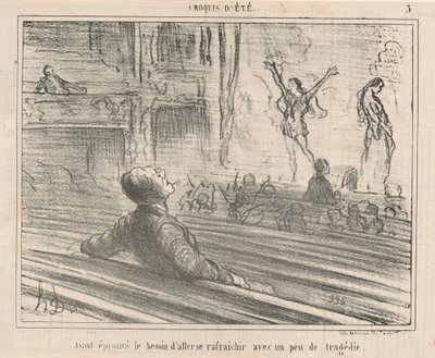 Efter att ha känt ett behov av att uppdatera med... av Honoré Daumier
