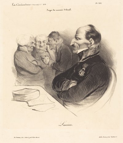 Baron de Lascours av Honoré Daumier