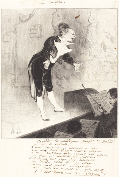 dramatisk morot av Honoré Daumier