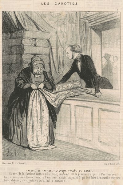 Calico morötter av Honoré Daumier