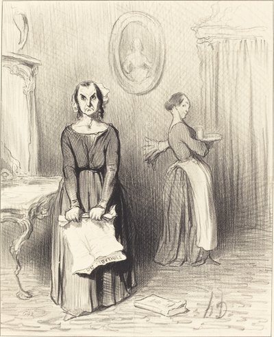 Denna tidning tycker att mitt arbete är ynkligt... av Honoré Daumier