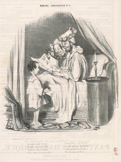 I morse före gryningen... av Honoré Daumier