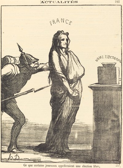 Vad vissa tidningar skulle kalla... av Honoré Daumier