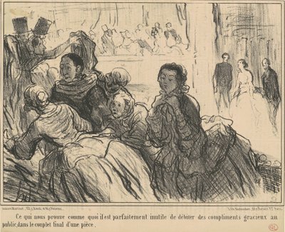 Vilket bevisar för oss att det är... värdelöst... av Honoré Daumier
