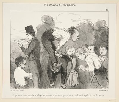 Vilket bevisar för oss det, från college av Honoré Daumier