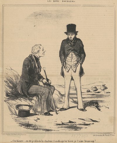 Det är konstigt ... varit av Honoré Daumier