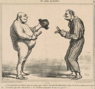 Det är dock olyckligt för... av Honoré Daumier