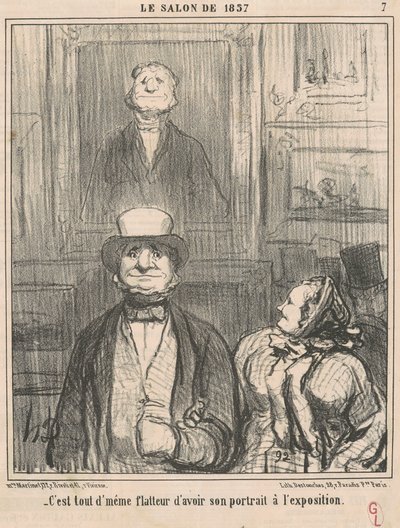 Det är lika smickrande att ha av Honoré Daumier