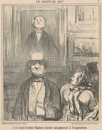 Det är smickrande att ha... av Honoré Daumier