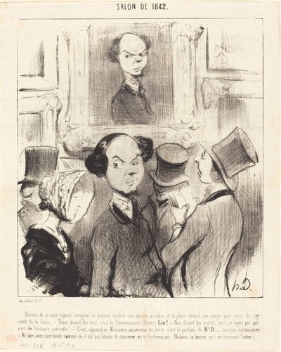 Charmad att bli avslöjad... av Honoré Daumier