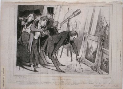 Berömd målarjury av Honoré Daumier