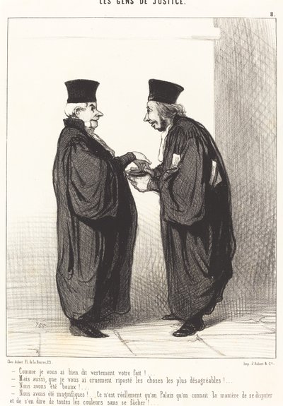 Som jag sa till dig är du klar! av Honoré Daumier